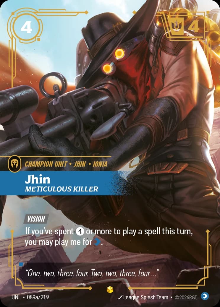 Jhin, Meticulous Killer