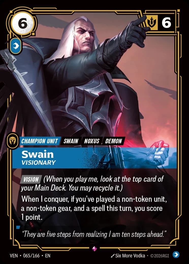 Swain, Visionary