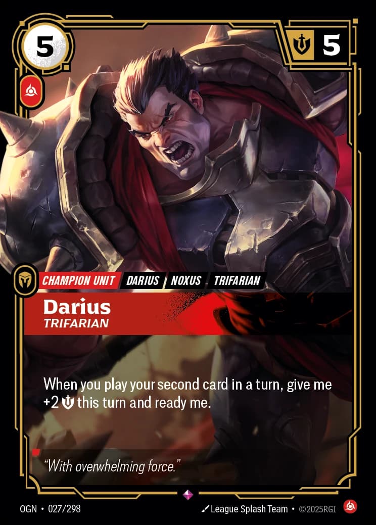 Darius, Trifarian