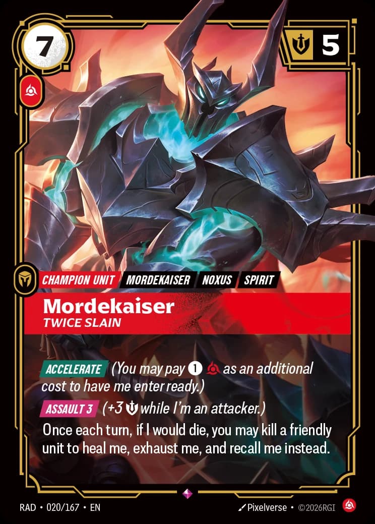 Mordekaiser, Twice Slain