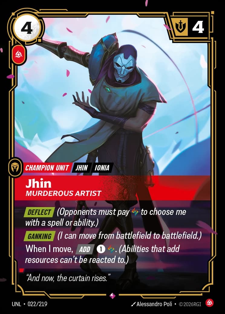 Jhin, Murderous Artist