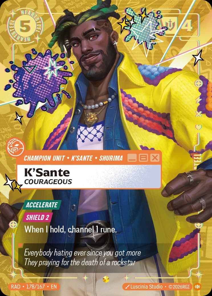 K'Sante, Courageous