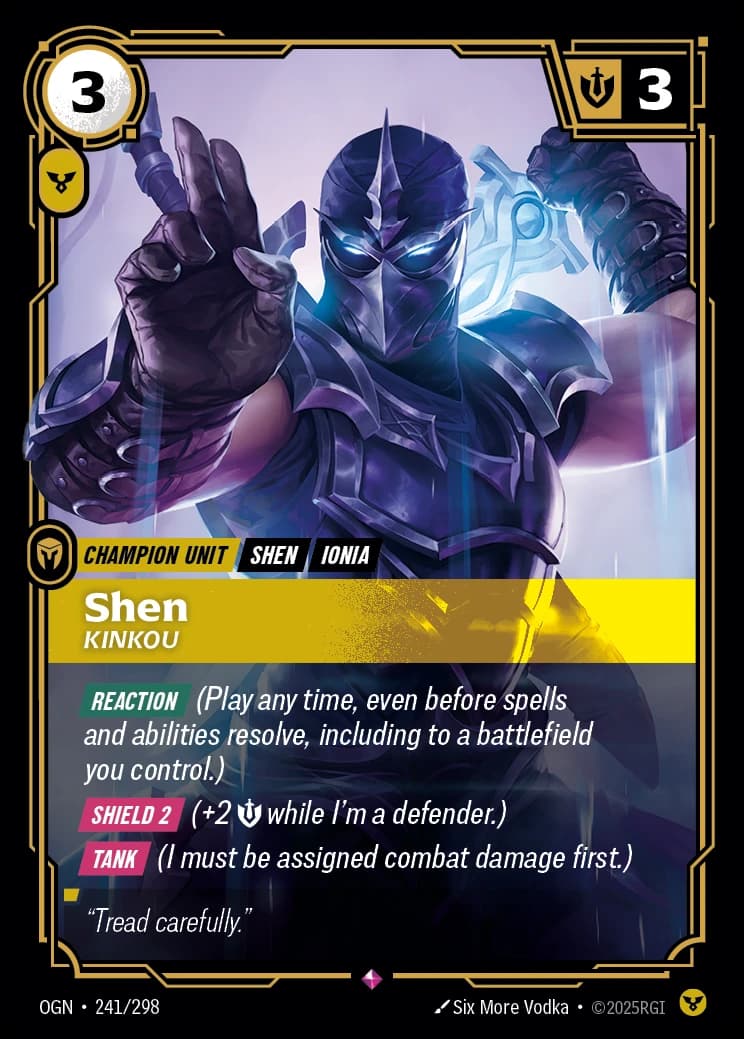 Shen, Kinkou