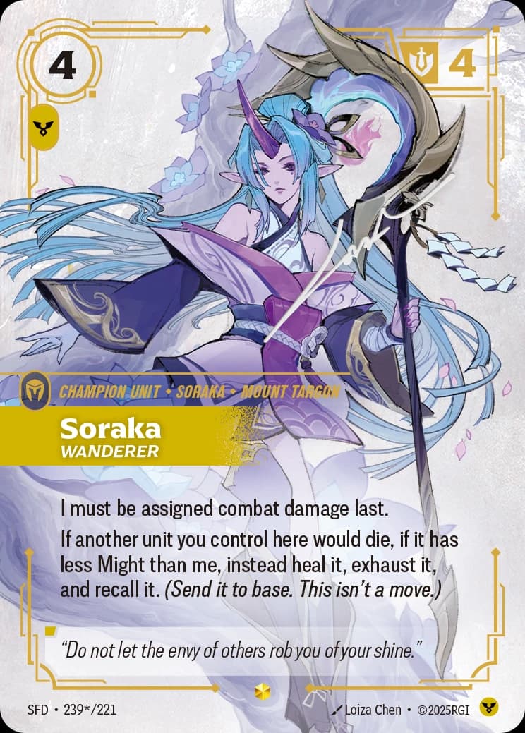Soraka, Wanderer