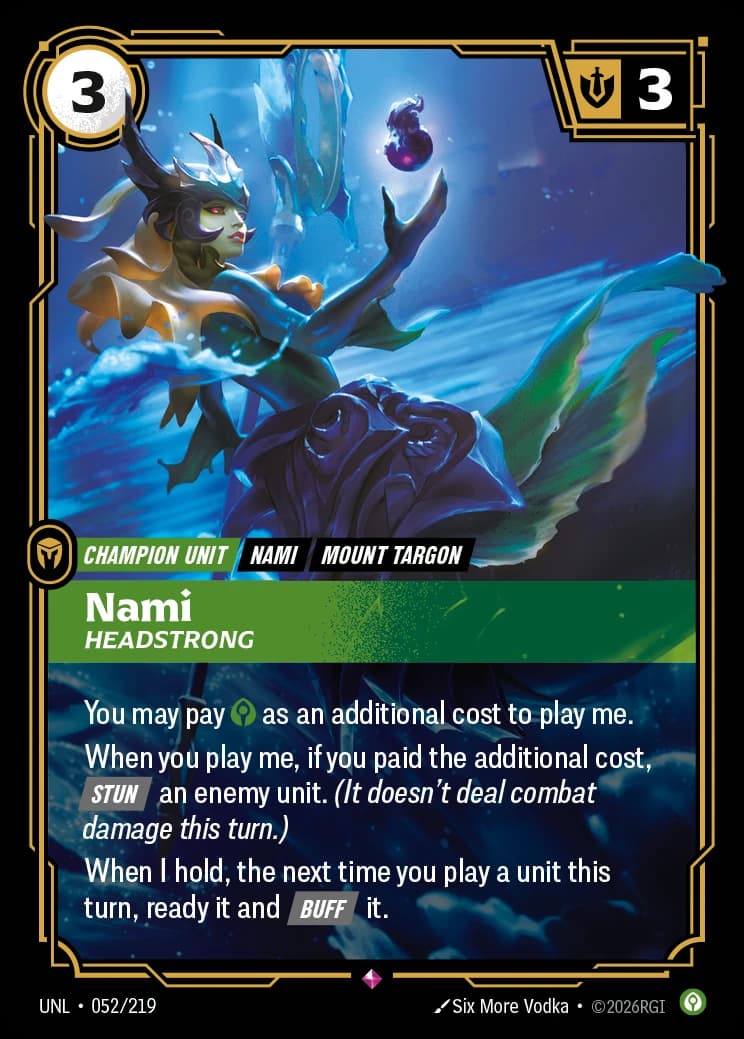 Nami, Headstrong