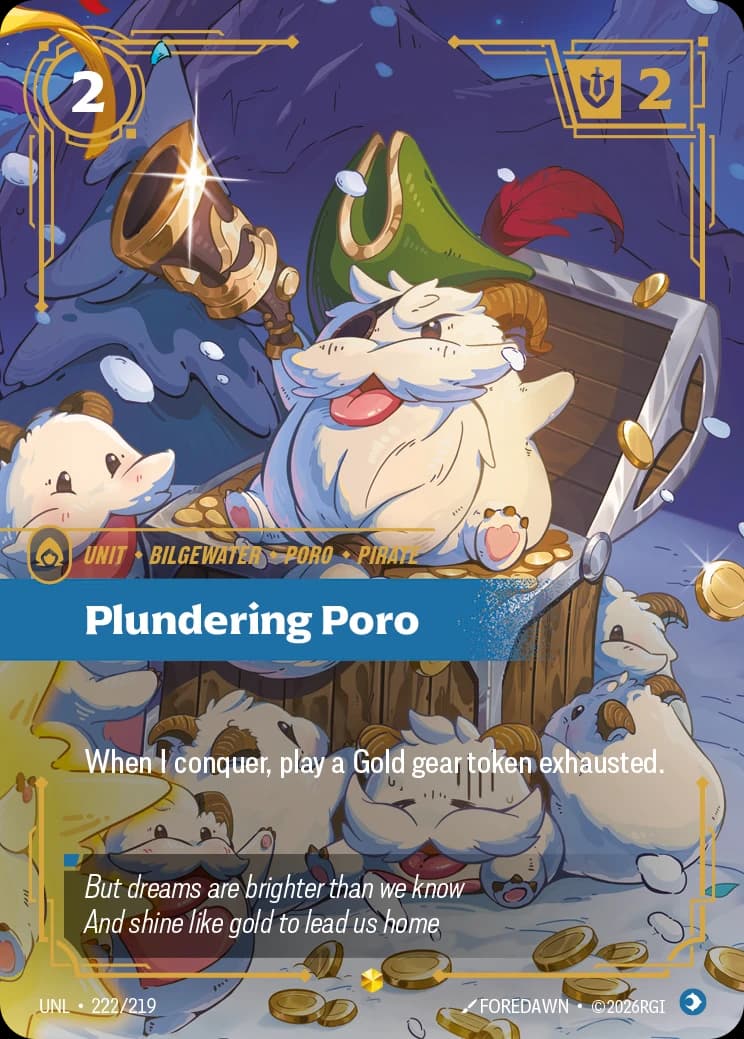 Plundering Poro