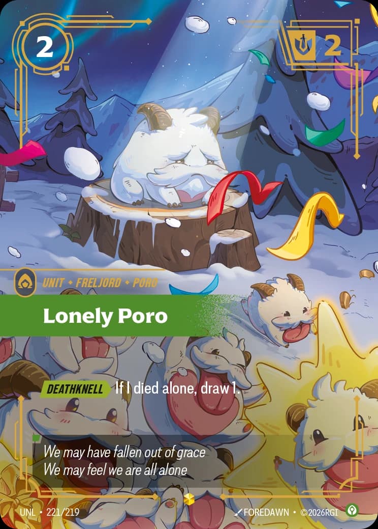 Lonely Poro