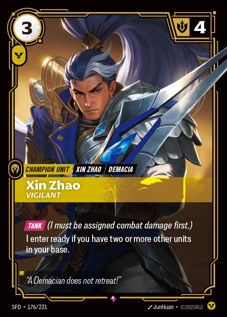 Xin Zhao, Vigilant