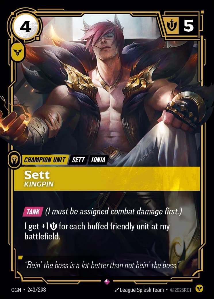 Sett, Kingpin