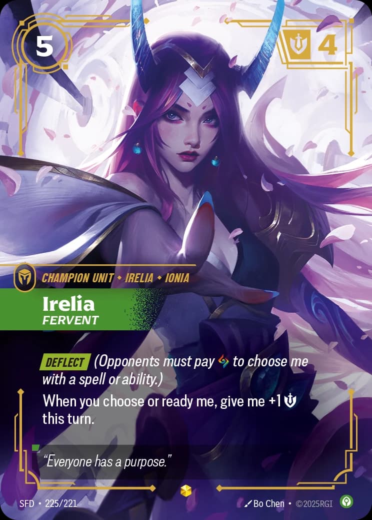Irelia, Fervent
