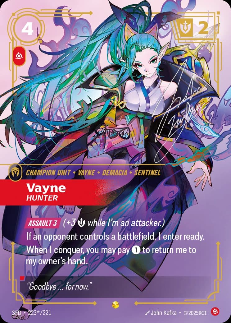 Vayne, Hunter