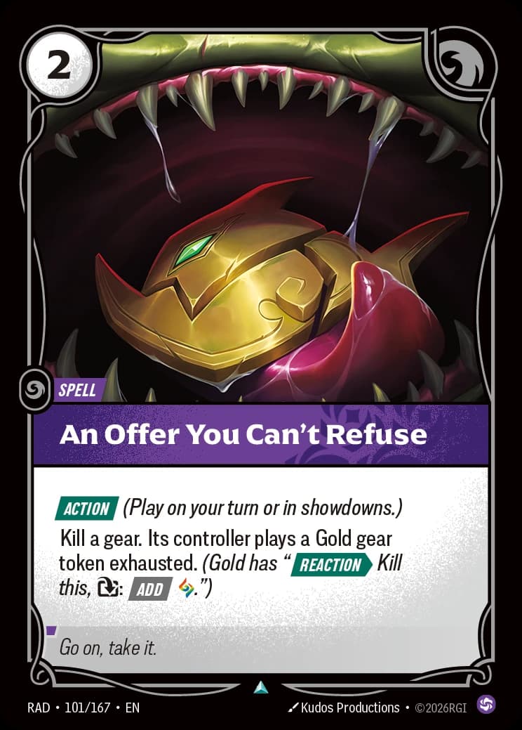 An Offer You Can't Refuse