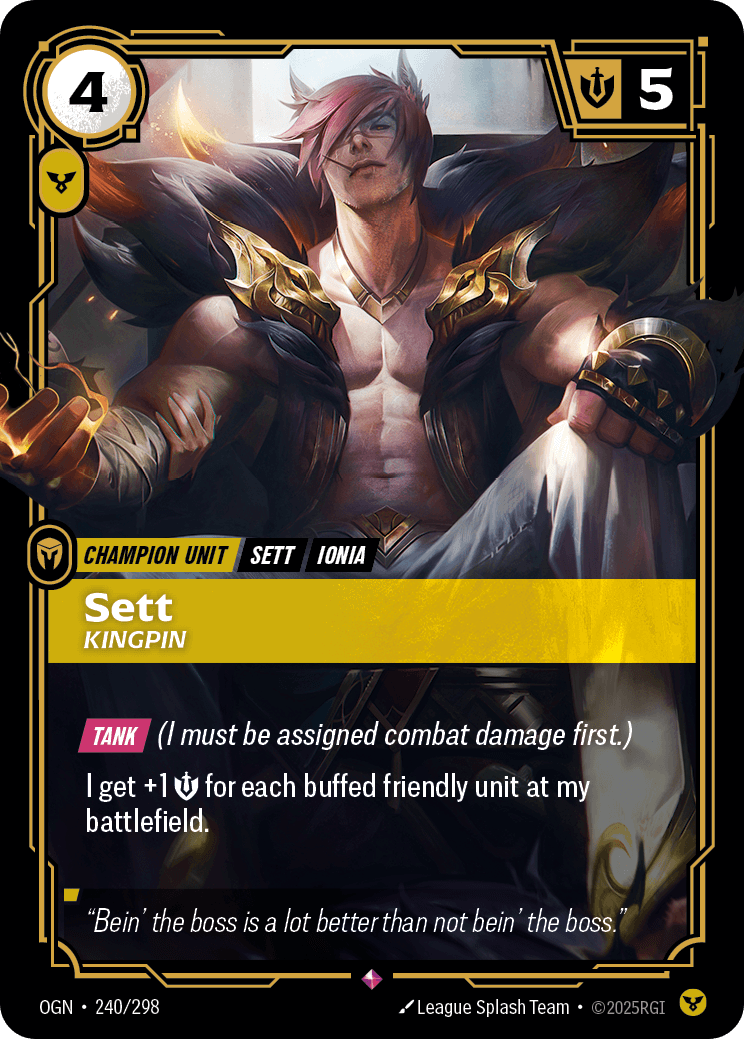 Sett, Kingpin