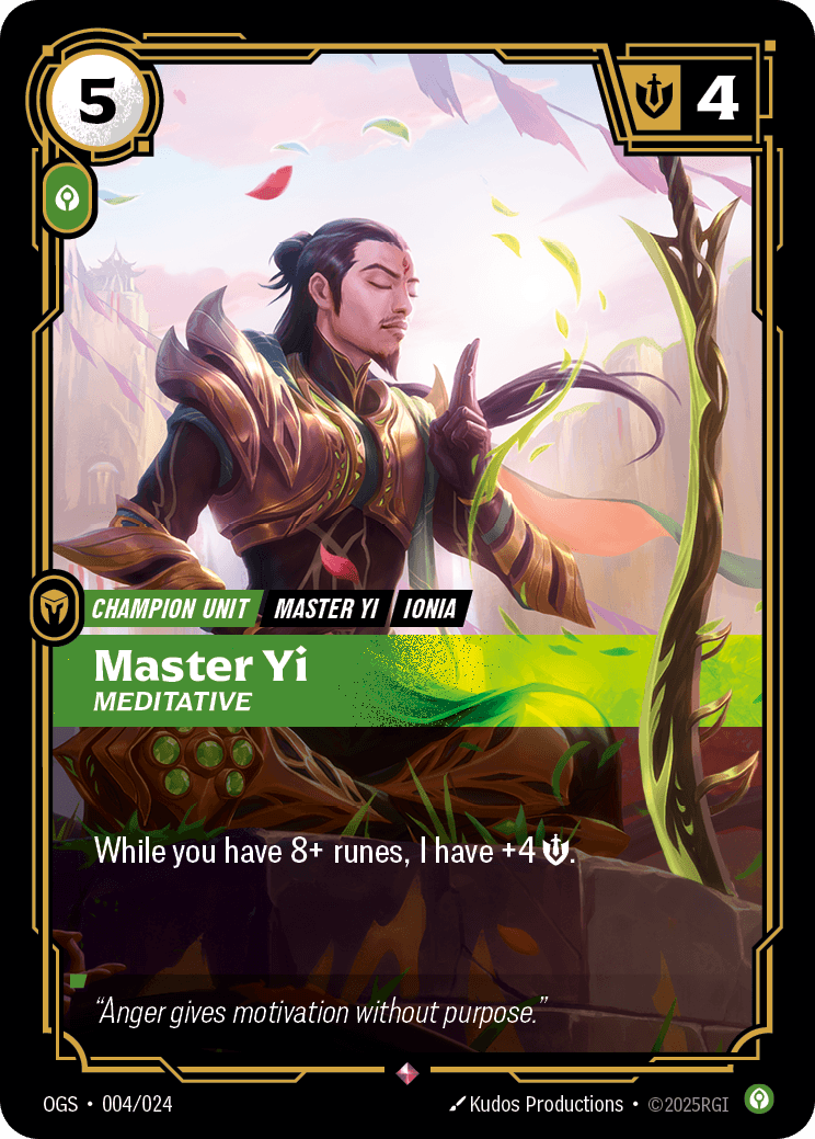 Yi, Meditative