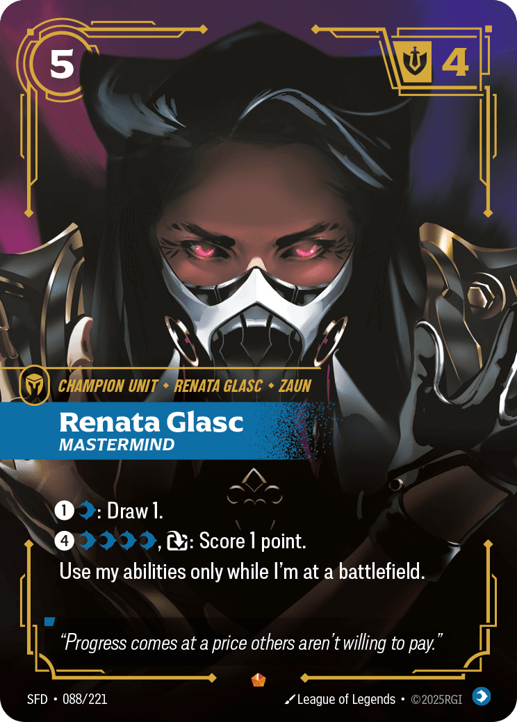 Renata Glasc, Mastermind