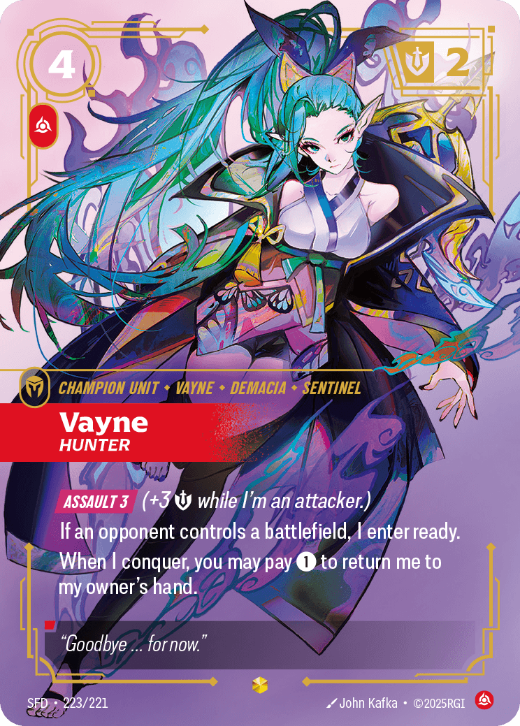 Vayne, Hunter