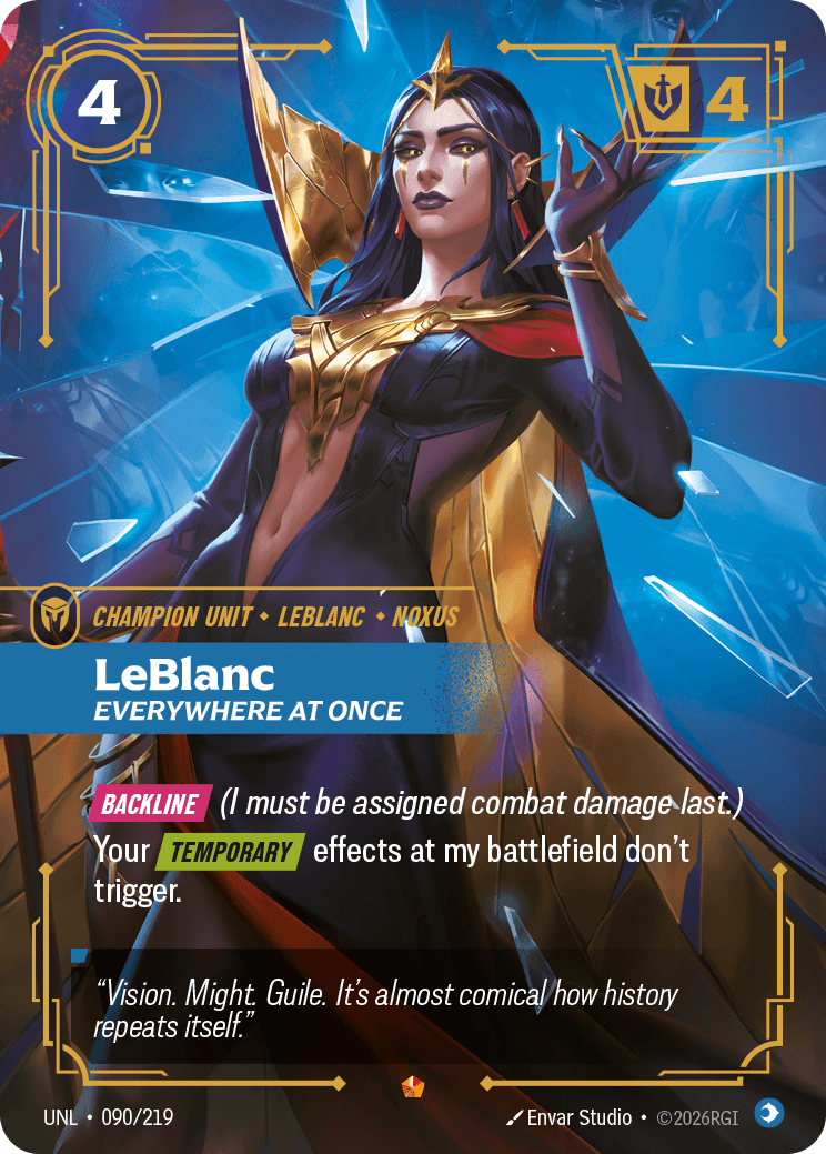 LeBlanc, Everywhere at Once