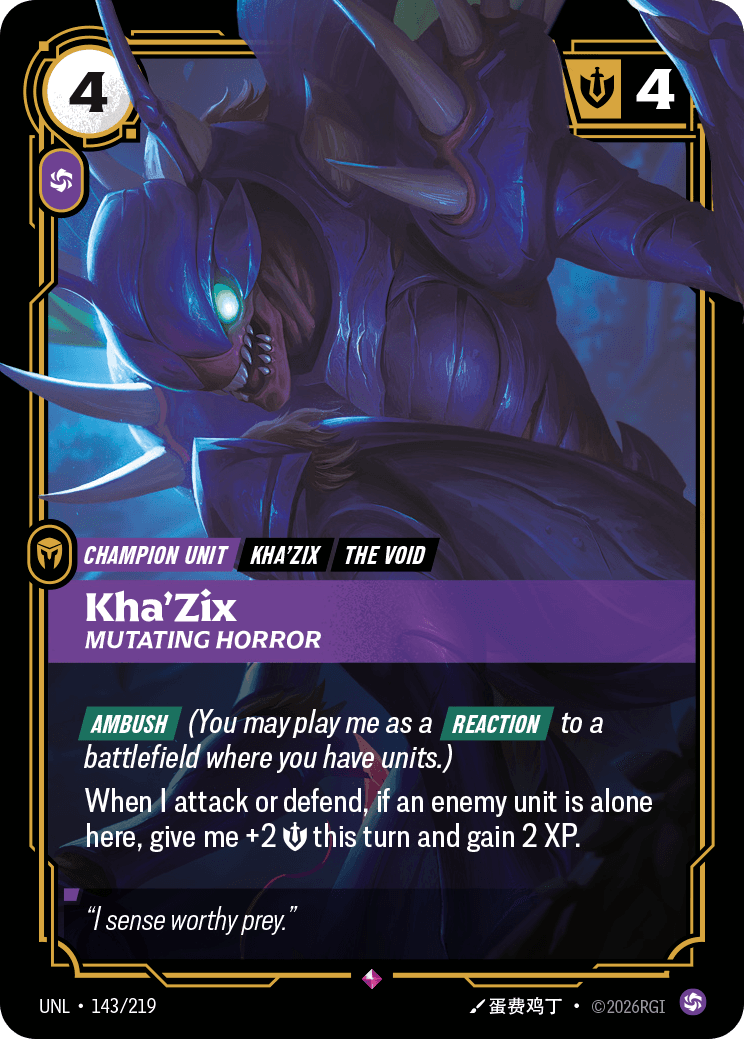 Kha'Zix, Mutating Horror