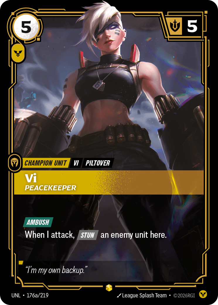 Vi, Peacekeeper