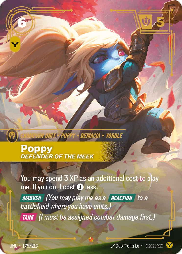 Poppy, Defender of the Meek