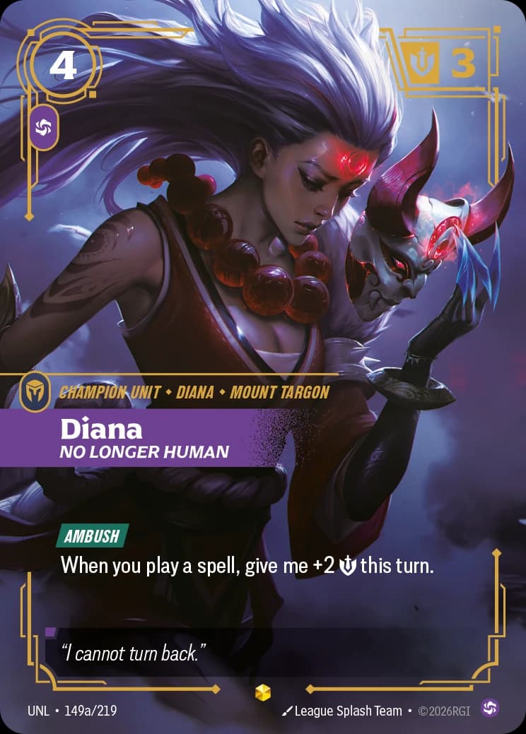 Diana, No Longer Human